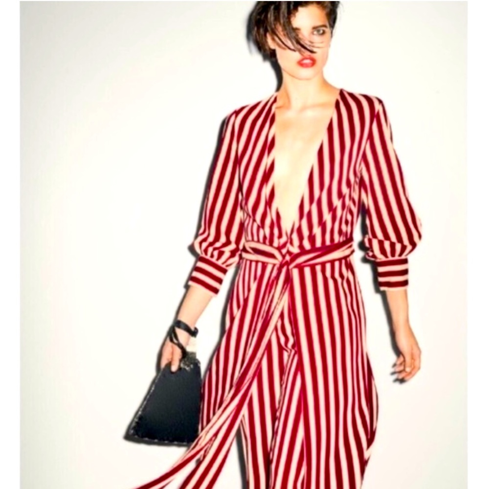 ZARA Striped Duster